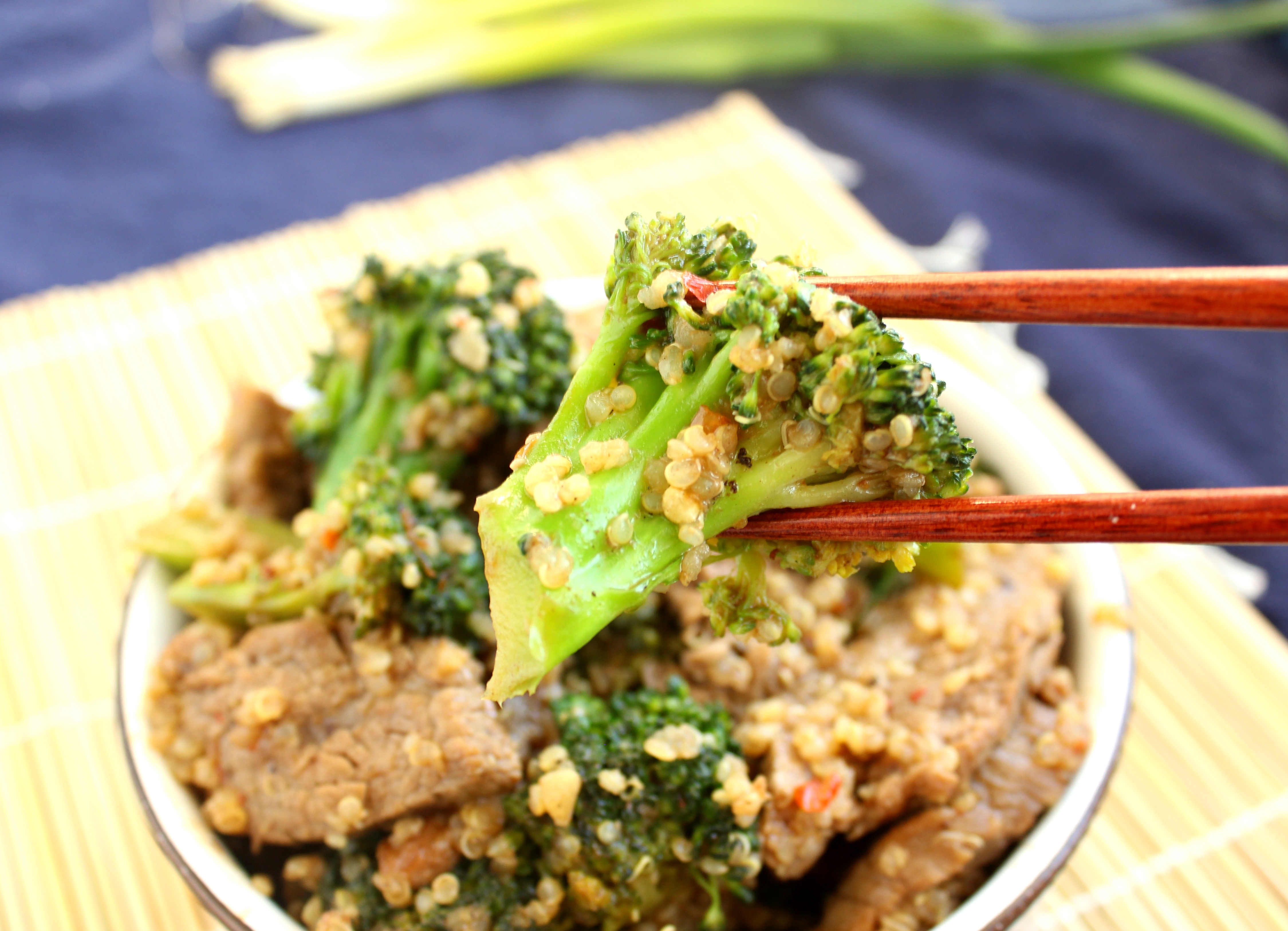 Beef Broccoli Quinoa Stir-Fry