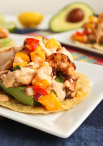 Shrimp Tostadas