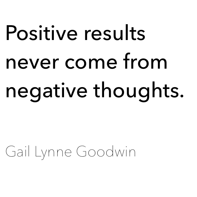 Positive Thoughts = Positive Results