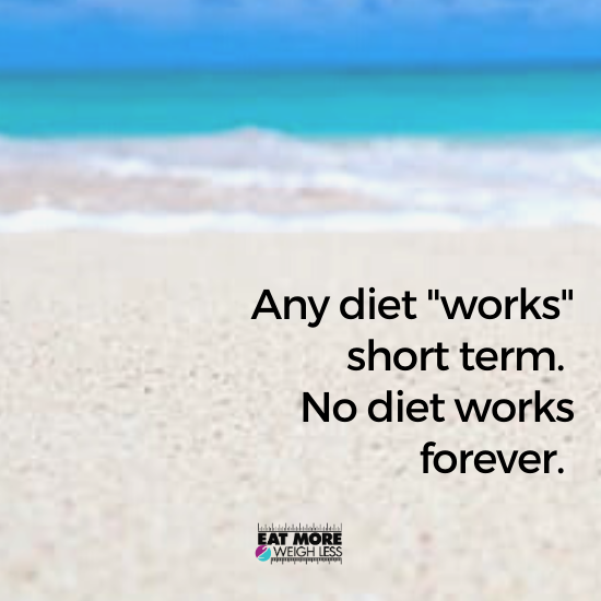 Diets are meant to be short term